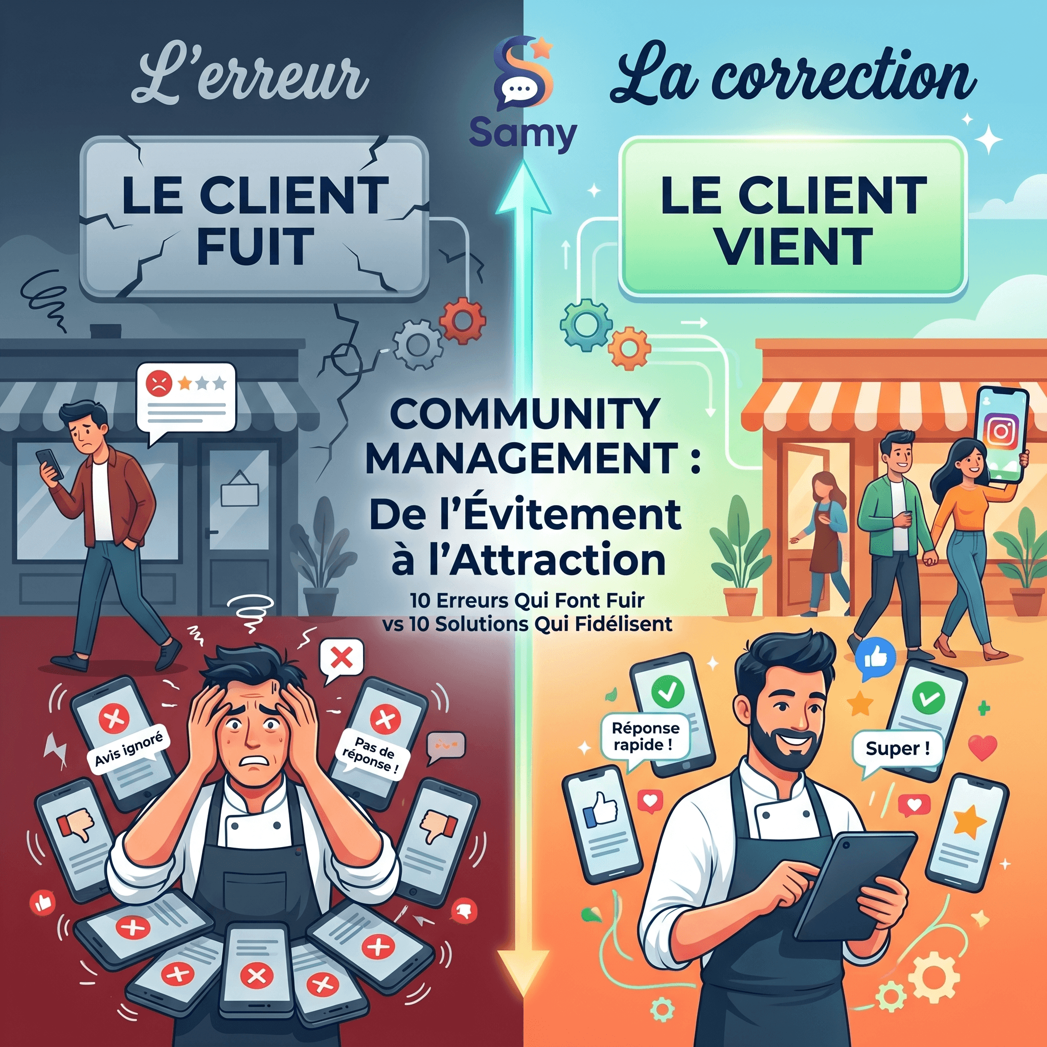 Les 10 erreurs de community management qui font fuir les clients
