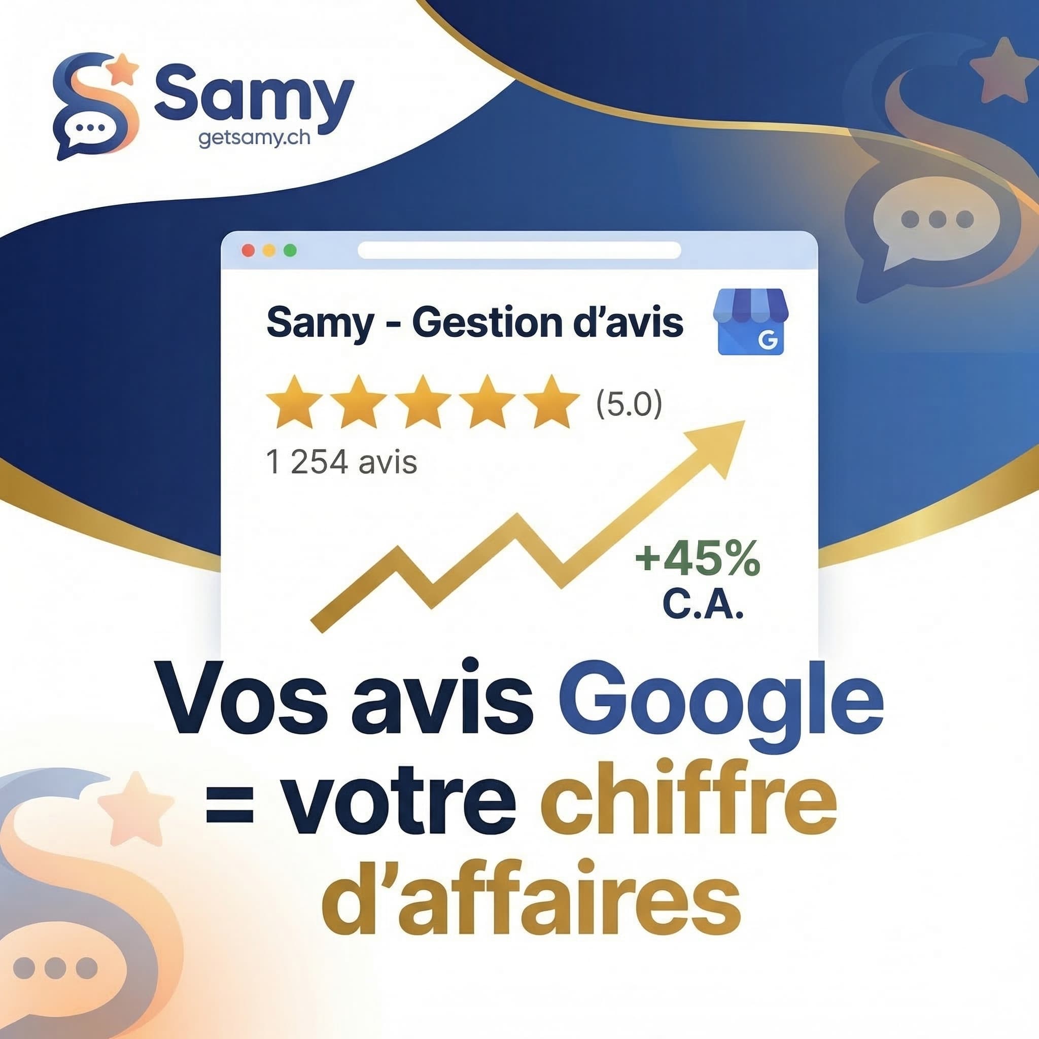 Impact des avis Google sur le chiffre d'affaires des entreprises suisses