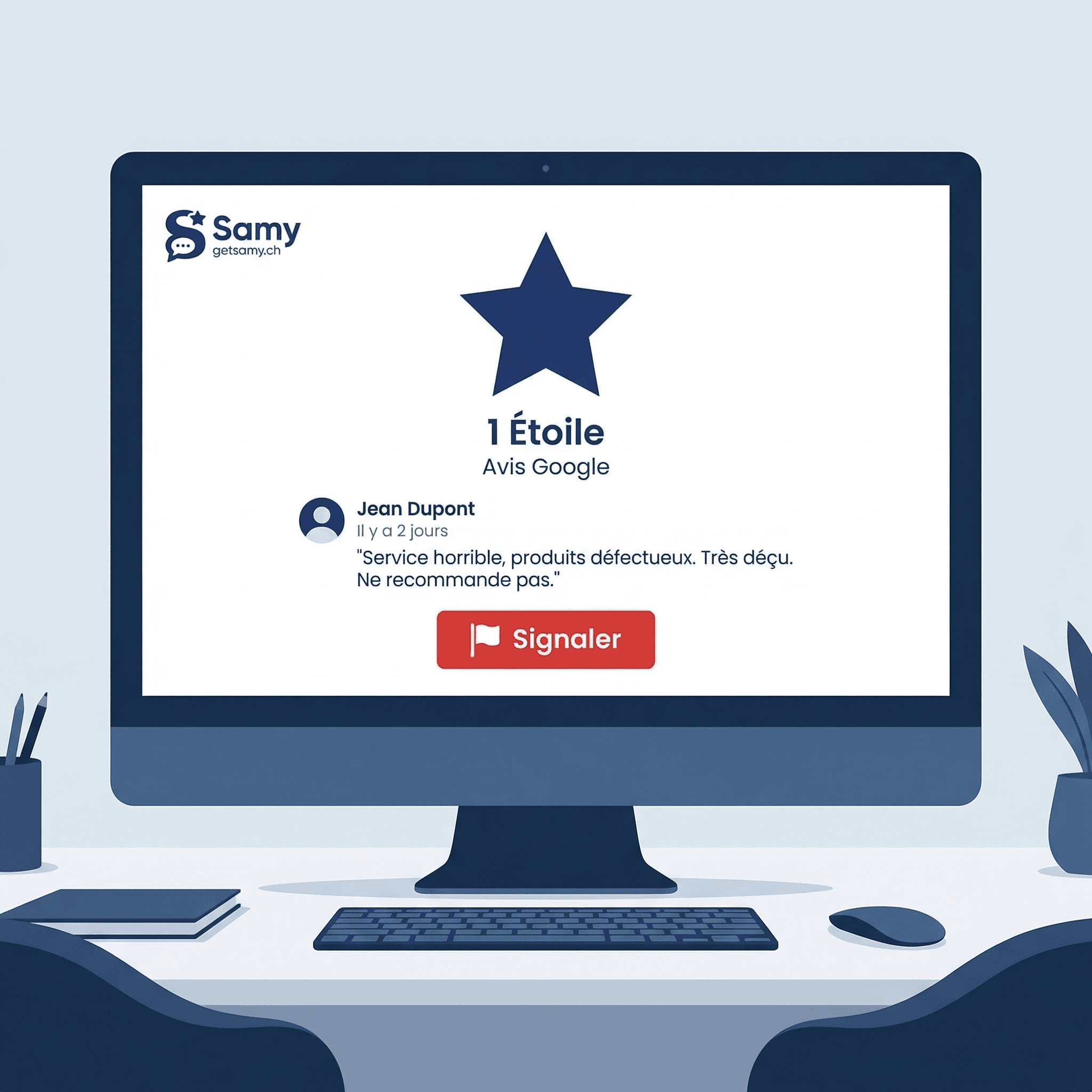 Comment signaler un faux avis Google en Suisse